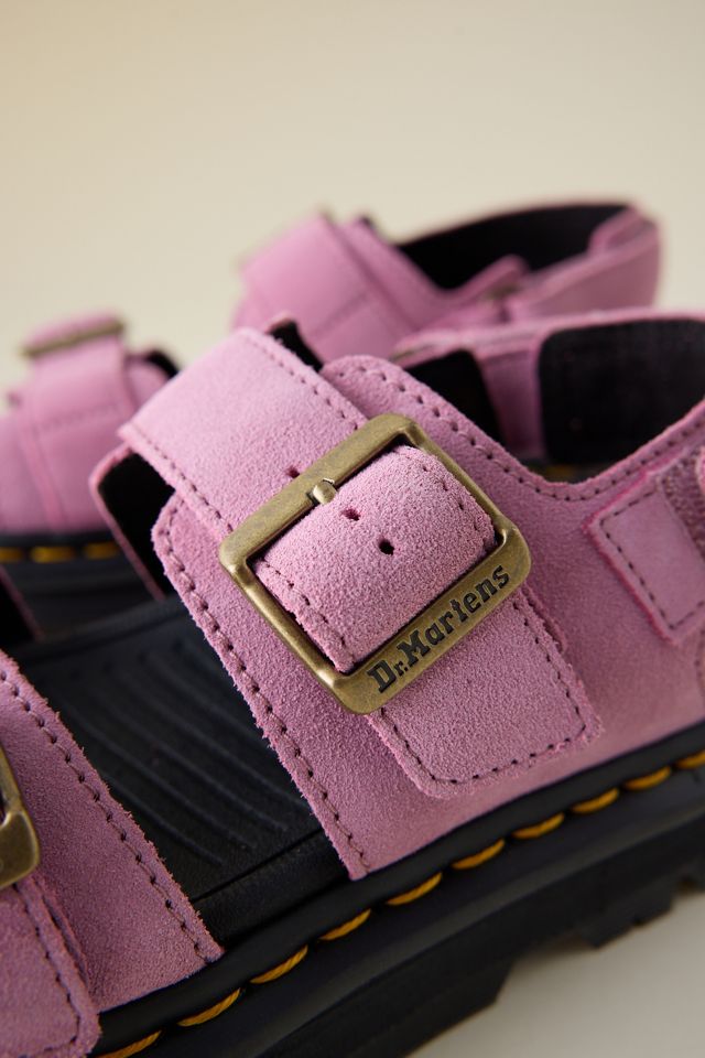 Dr. Martens Zebzag Nubuck Platform Sandals #3