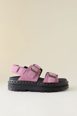 Sandales à plateforme en nubuck Zebzag Dr. Martens