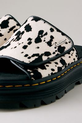 Dr. Martens Dalmation Zebzag Slide Sandals