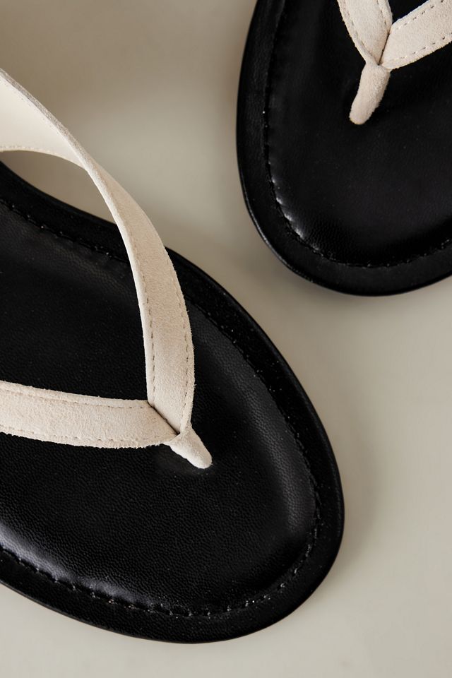 Silent D Suede Tie-Up Toe-Strap Sandals #1
