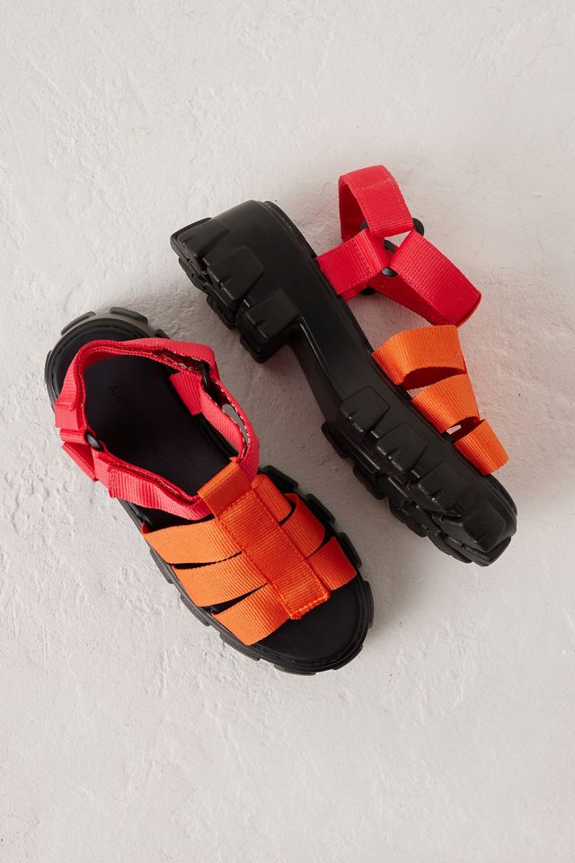 Sandales à semelle plateforme couleur dégradée Trekky Arizona Love #1