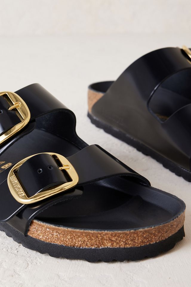 Birkenstock Arizona Sandalen aus Lackleder mit großer Schnalle #2