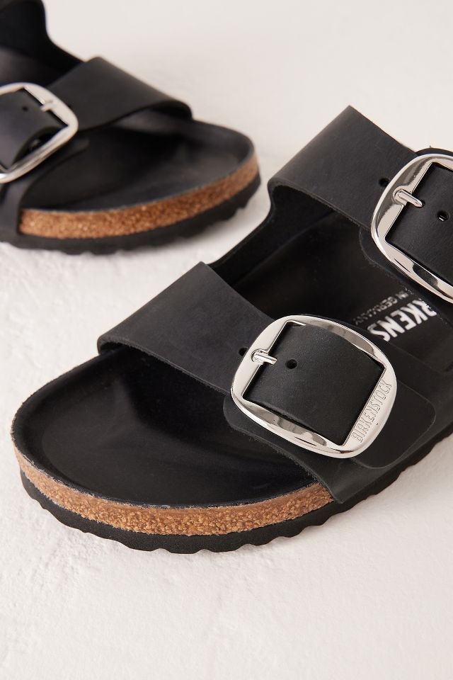 Birkenstock Arizona Sandalen aus geoltem Leder mit Schnalle Anthropologie DE