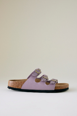 Birkenstock Florida Triple-strap Sandals In Purple