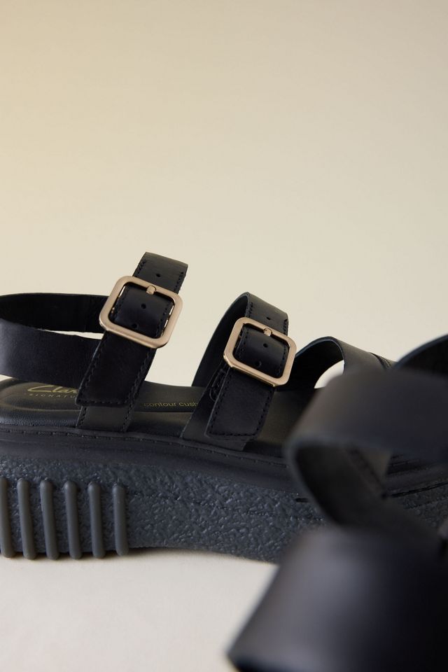 Sandali in Pelle Clarks Evamar con Fibbia #1