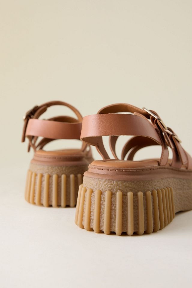 Clarks Evamar Buckle Leather Sandals #3