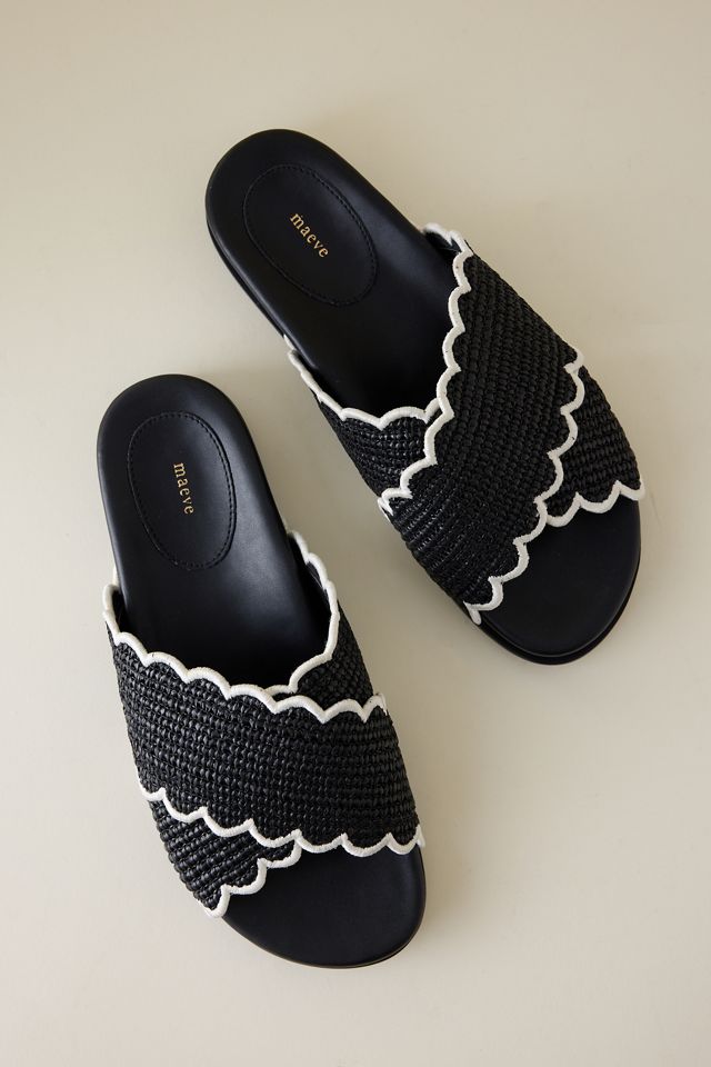 Maeve Scallop Banded Sandals #1