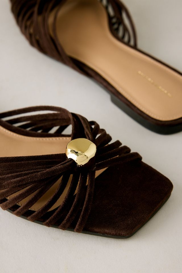 By Anthropologie Strappy Hardware Sandals #2