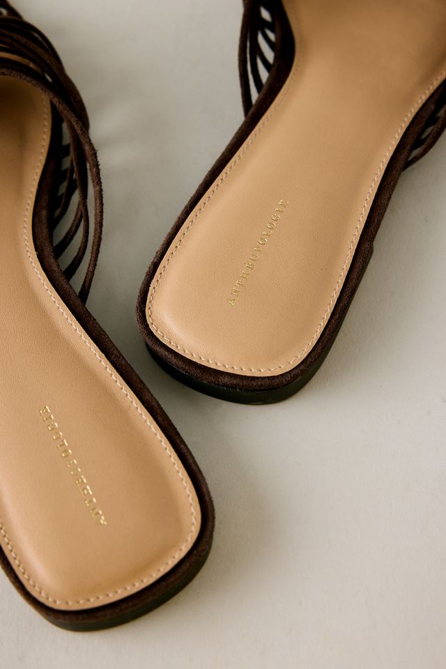 By Anthropologie Strappy Hardware Sandals #3