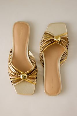 By Anthropologie Riemchensandalen mit Beschlägen