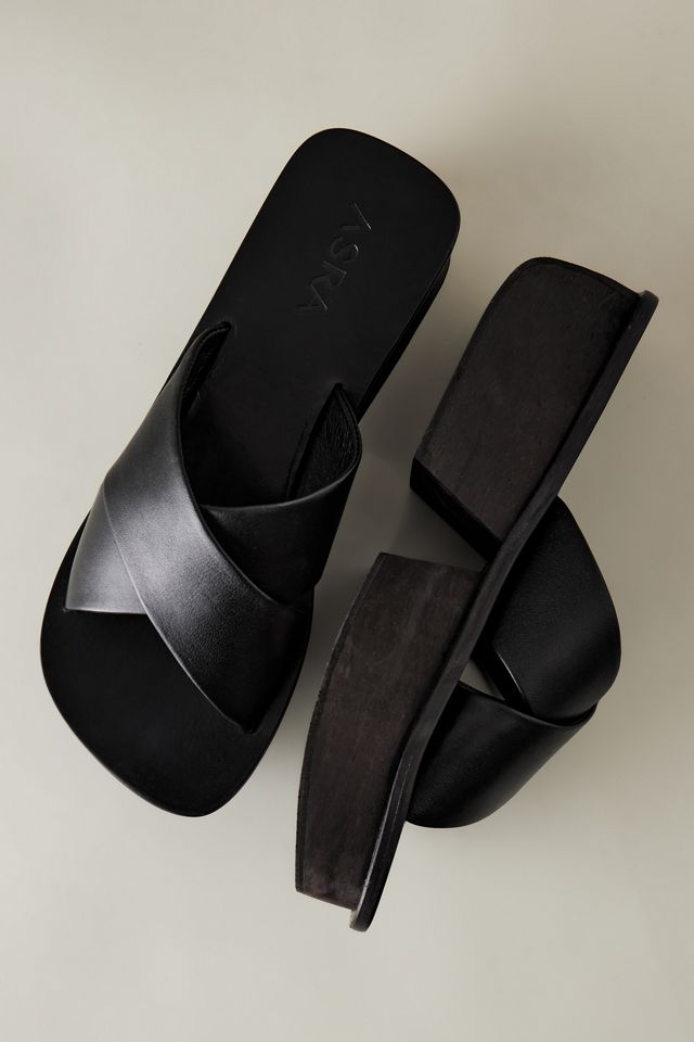 ASRA Moro Cross-Strap Platform Sandals #3