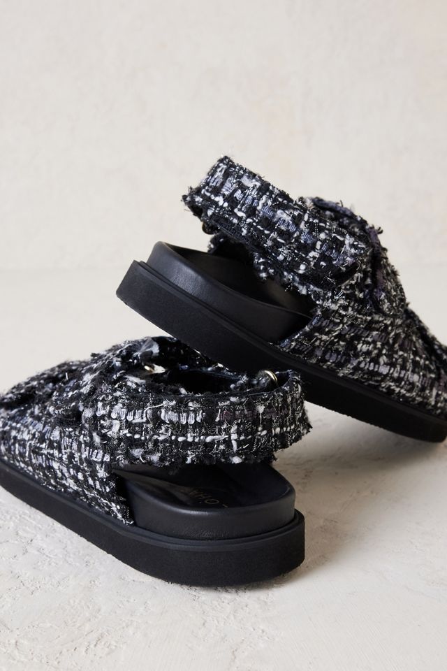 Alohas Hook-Loop Tweed Sandals | Anthropologie UK
