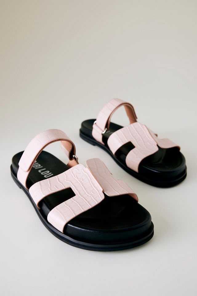 Bibi Lou Mindy Croc-Effect Slide Sandals  #3
