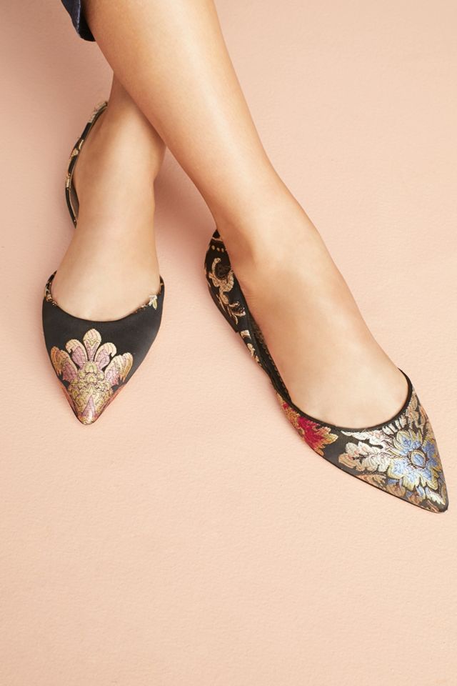 Sam Edelman Rodney Brocade D'Orsay Flats