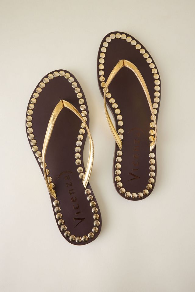Sandalias de Cuero con Tachuelas Vicenza #1