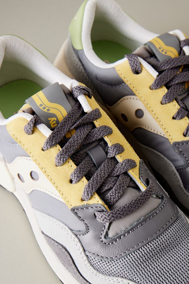 Saucony jazz 2024 grey yellow