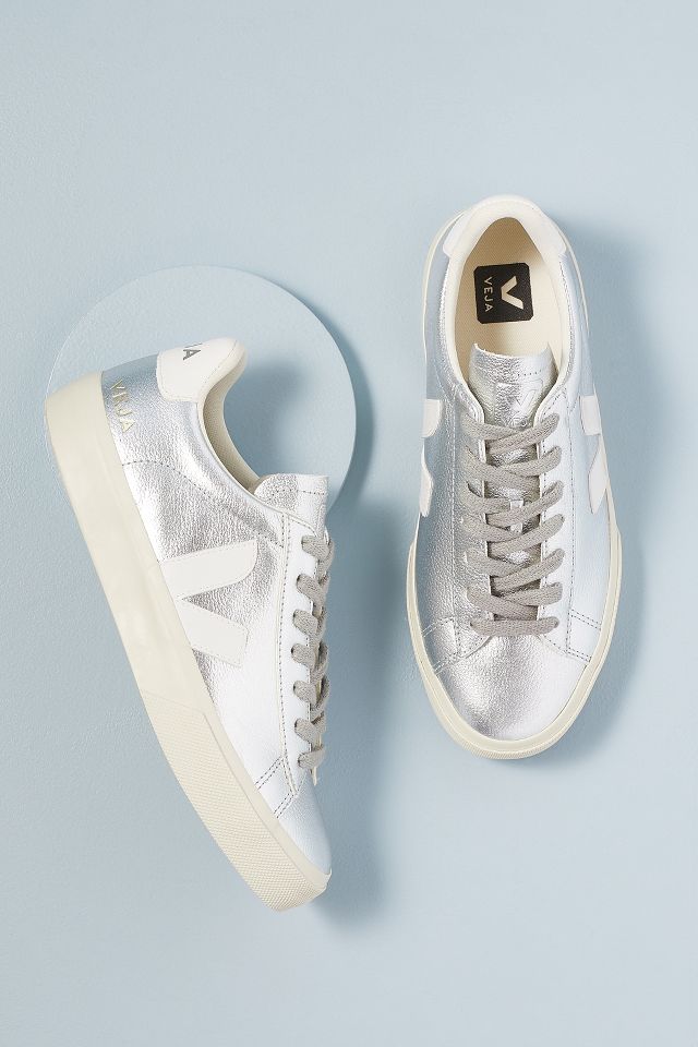 Silver hot sale veja trainers