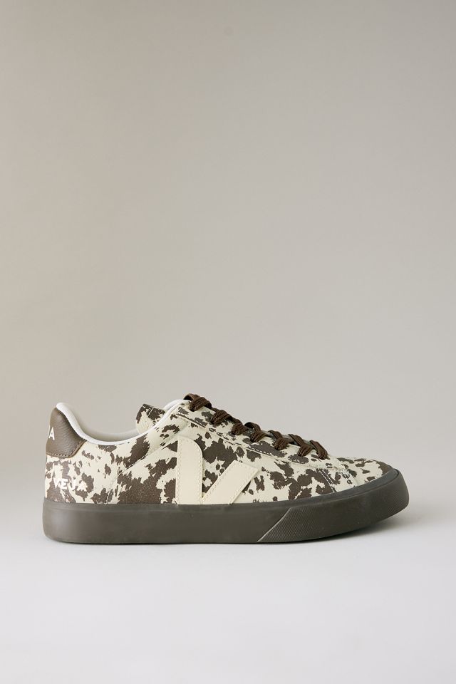 Veja Campo Leder-Sneaker mit Kuhmuster #1