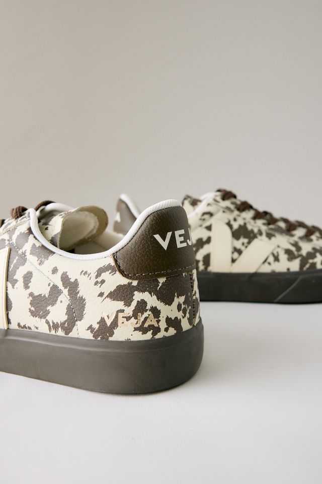 Veja Campo Leder-Sneaker mit Kuhmuster #2
