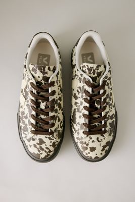 Veja Campo Leder-Sneaker mit Kuhmuster