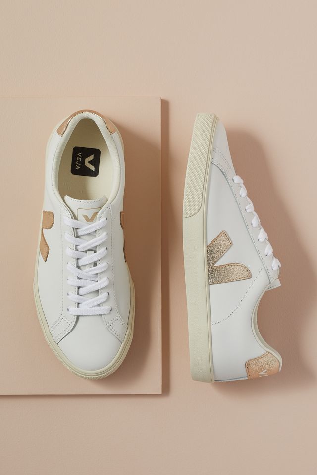 Veja Esplar Metallic Low-Top Trainers #1