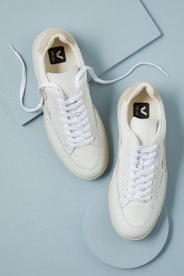 Veja Leather Low-Top Trainers | Anthropologie UK