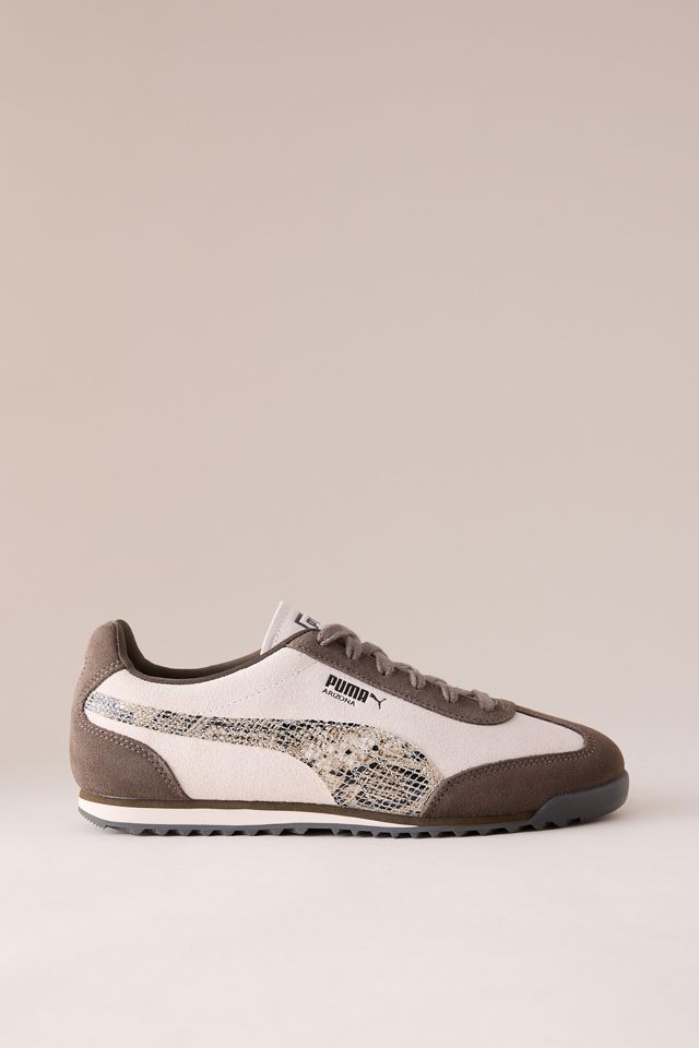 PUMA Arizona Snake Suede Trainers #1