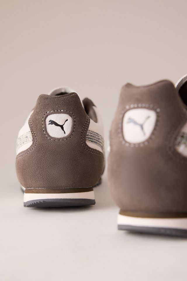 PUMA Arizona Snake Suede Trainers #3