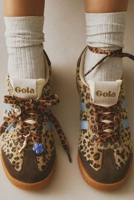 Gola x Anthropologie Elan Leopard Trainers