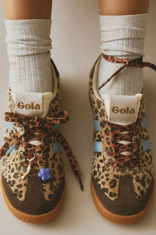 Gola x Anthropologie Elan Leopard Trainers #1