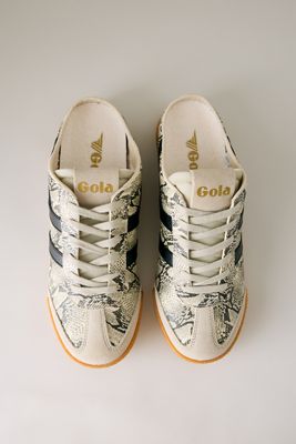 Gola Elan Snake Print Mule Trainers