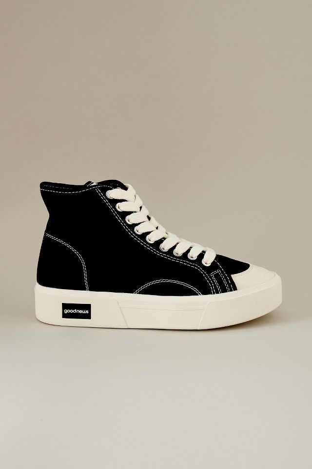 High top clearance platform trainers