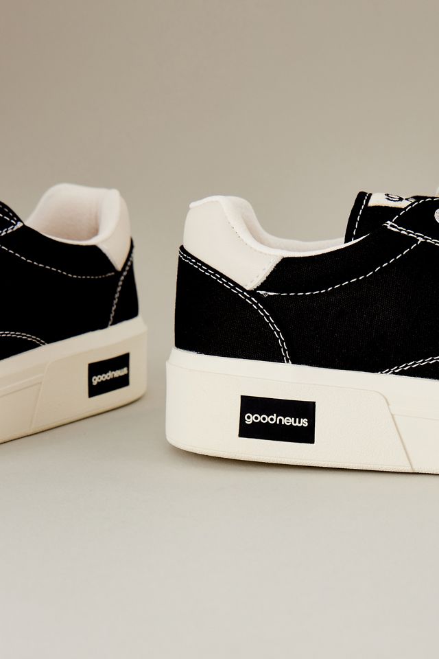 Good News Opal Organic Cotton Canvas Low-Top Platform Trainers