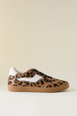 Dolce Vita Notice Stitch Calf Hair Trainers