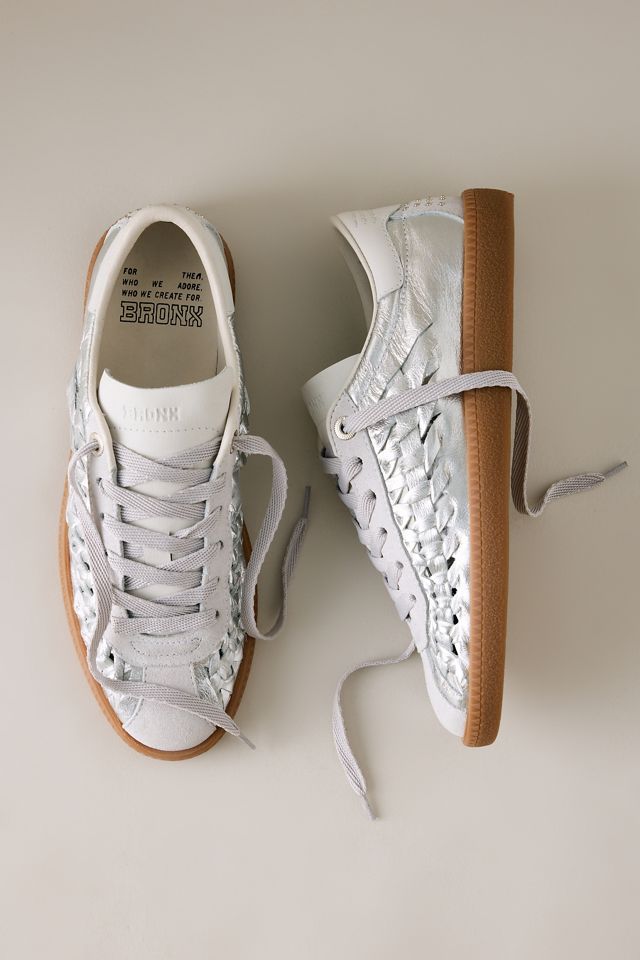 Zapatillas de Cuero Tejido Bobbie de Bronx #1