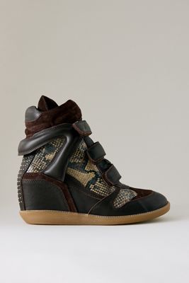 Sneakers con Zeppa Bronx Jaeyy con Stampa Serpente
