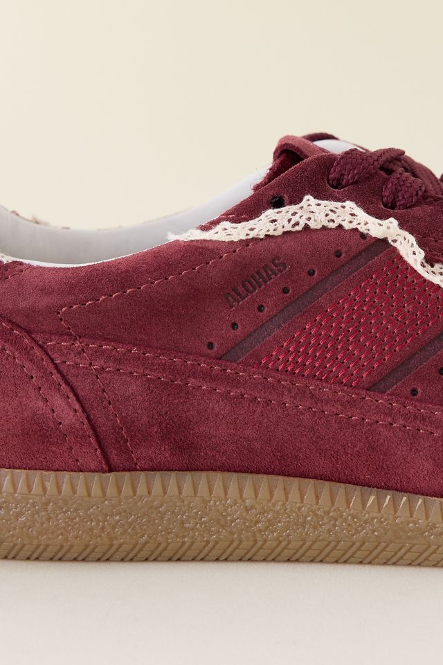 ALOHAS Tb.490 Rife Crochet Leather Trainers #1