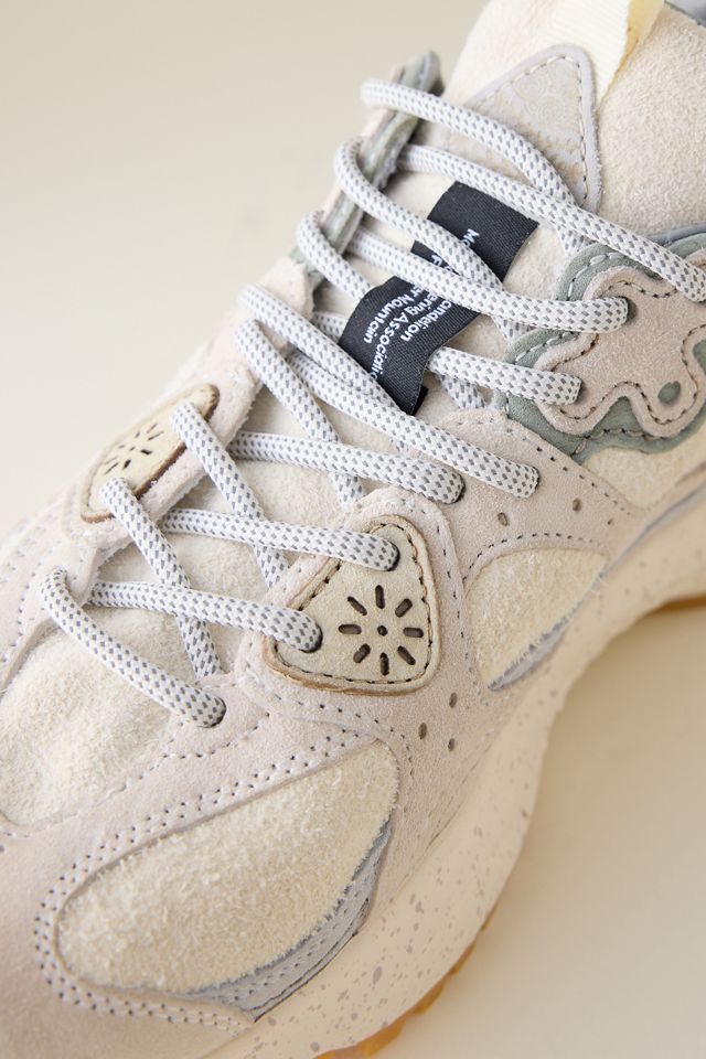 Flower Mountain Wave Suede Trainers #1