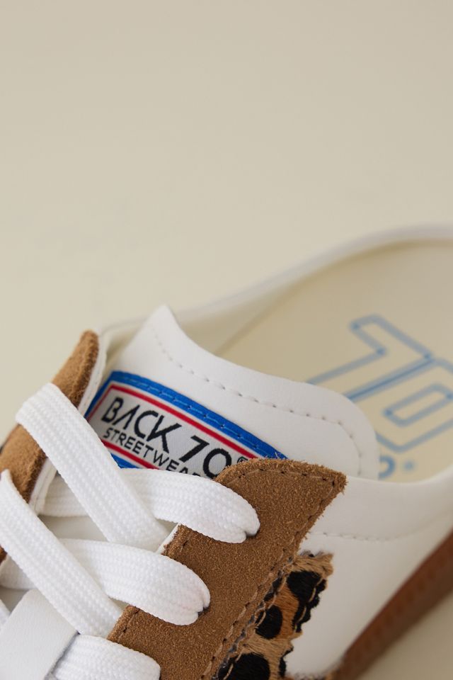 Back 70 Leopard Print Backless Mule Trainers #3