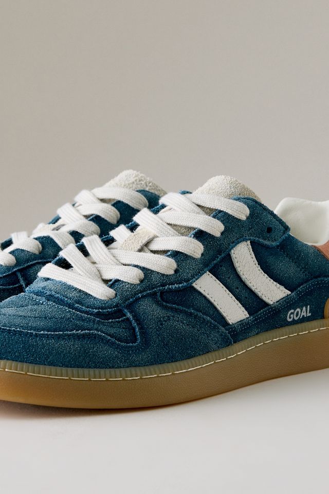 COOLWAY Goal Bleached Suede Trainers #1