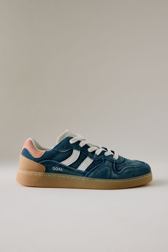 COOLWAY Goal Bleached Suede Trainers #2