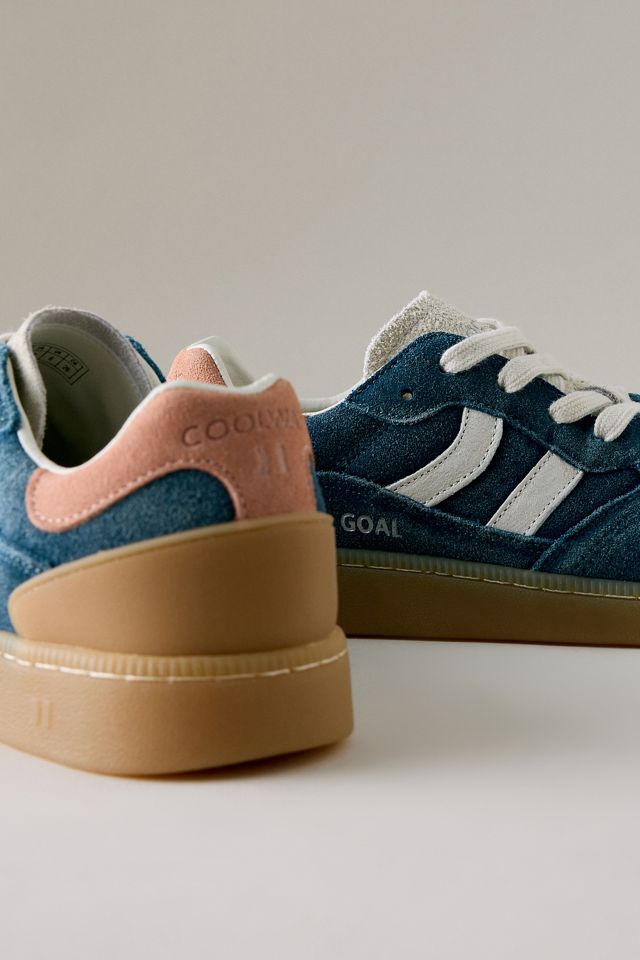 COOLWAY Goal Bleached Suede Trainers #3