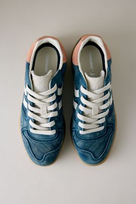 COOLWAY Goal Bleached Suede Trainers