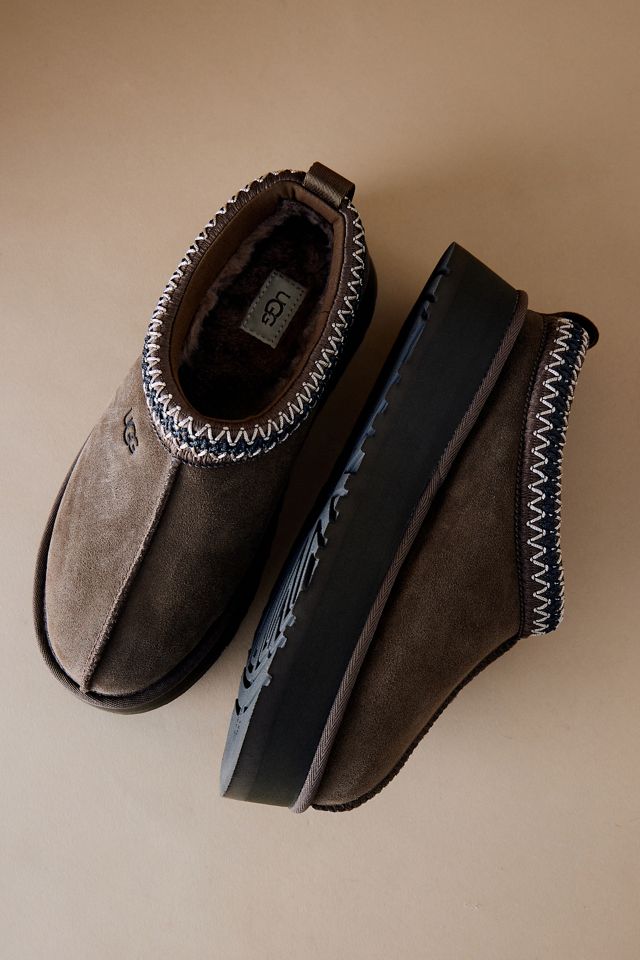 Pantoufles à plateforme en suède UGG Tazz #3