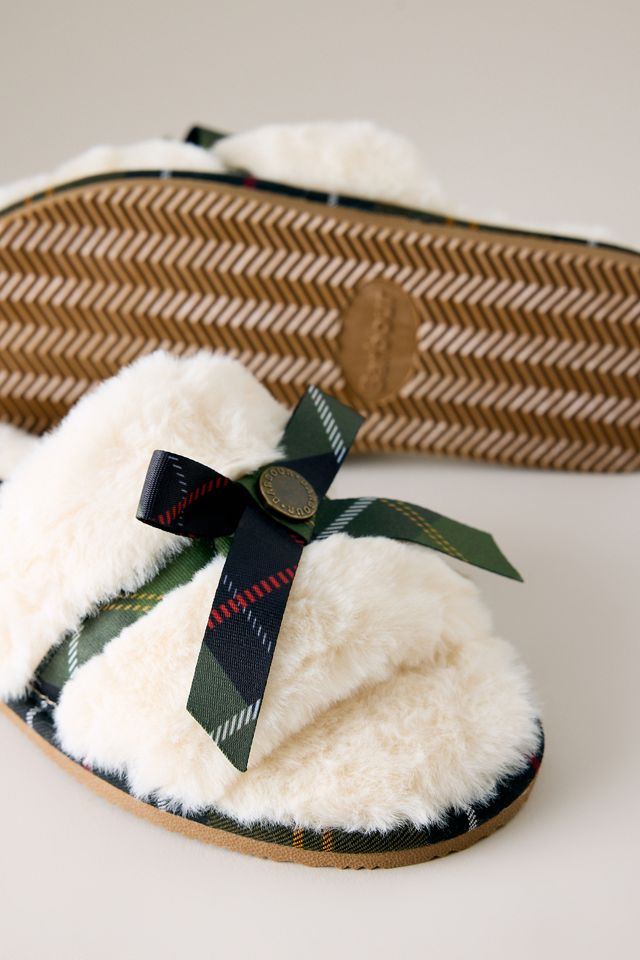 Barbour Eleanora Faux-Fur Slippers #2