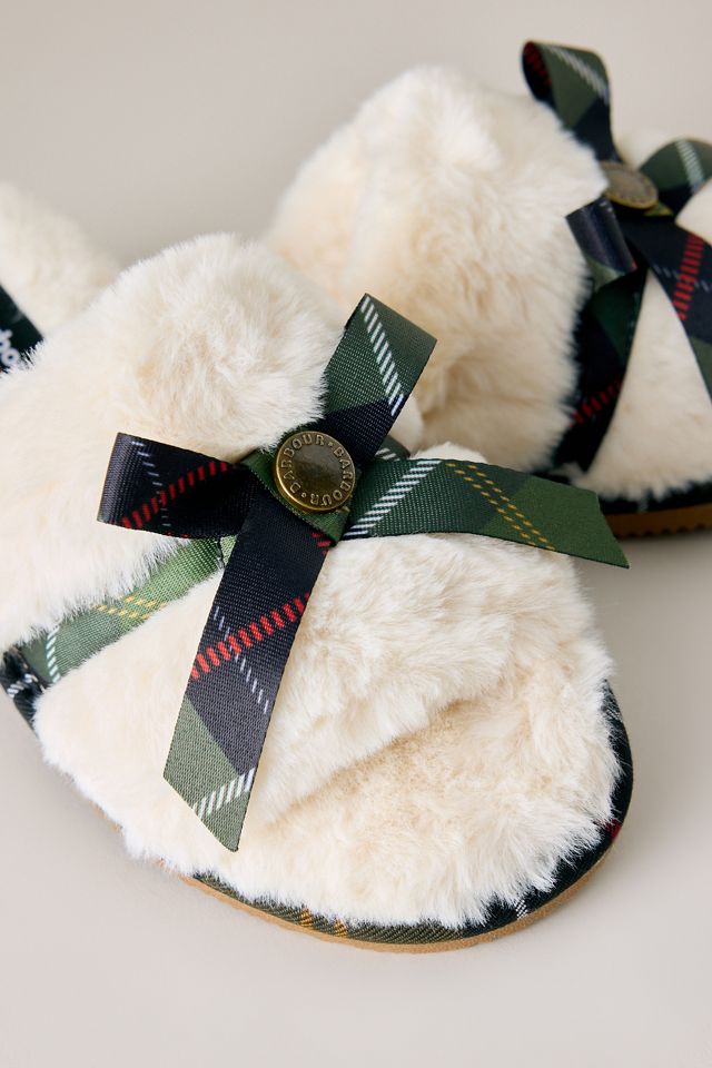 Barbour Eleanora Faux-Fur Slippers #3