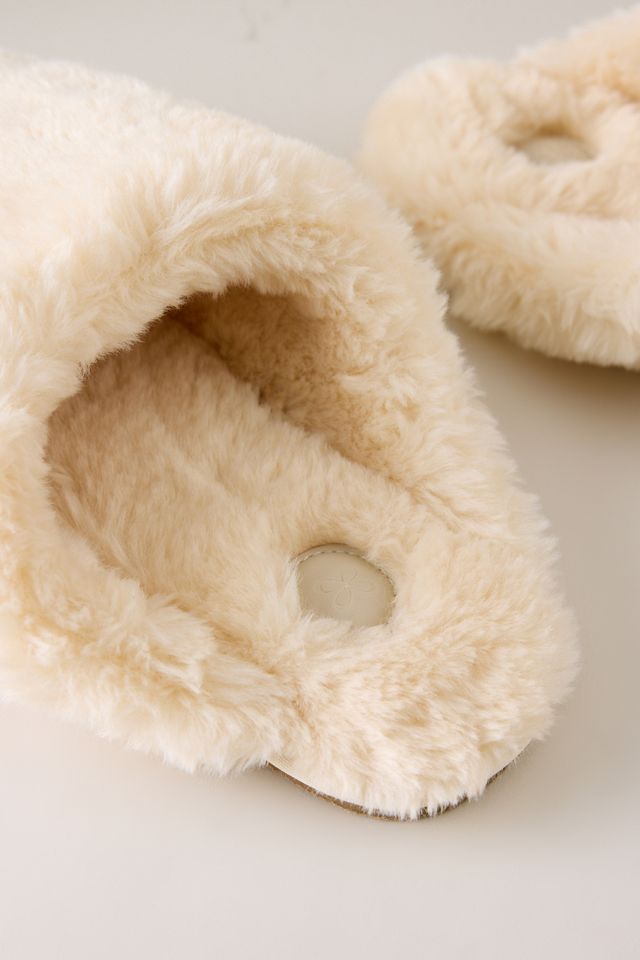 Maeve Faux-Fur Scuff Slippers #2