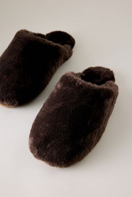 Pantofole Scuff in Pelliccia Sintetica Maeve