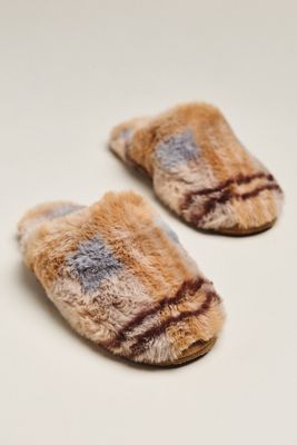 Pantoufles en fausse fourrure Maeve