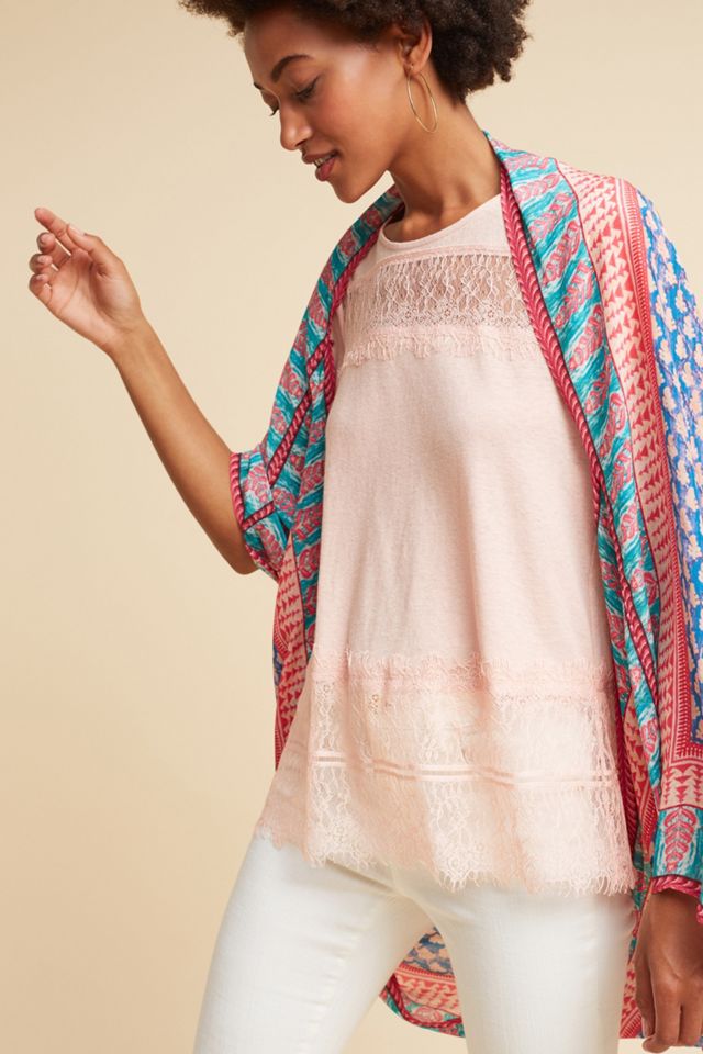 Printed Cocoon Kimono #2